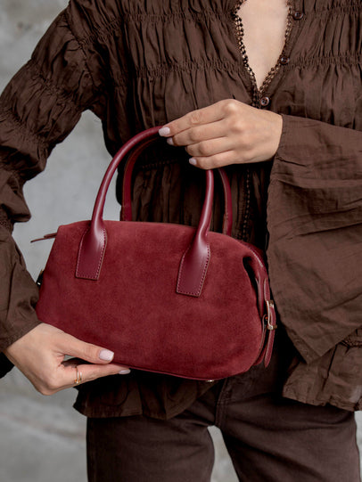 467- Ženska Torba Od Prave Brušene Kože