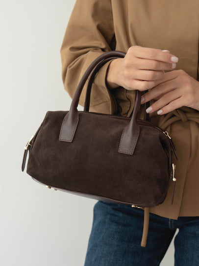 467- Ženska Torba Od Prave Brušene Kože