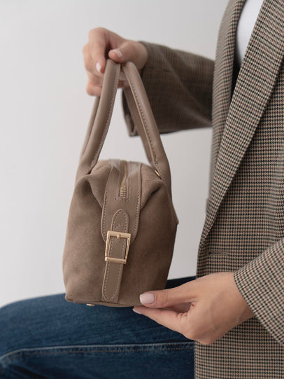 467- Ženska Torba Od Prave Brušene Kože