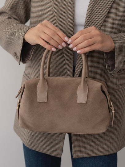 467- Ženska Torba Od Prave Brušene Kože