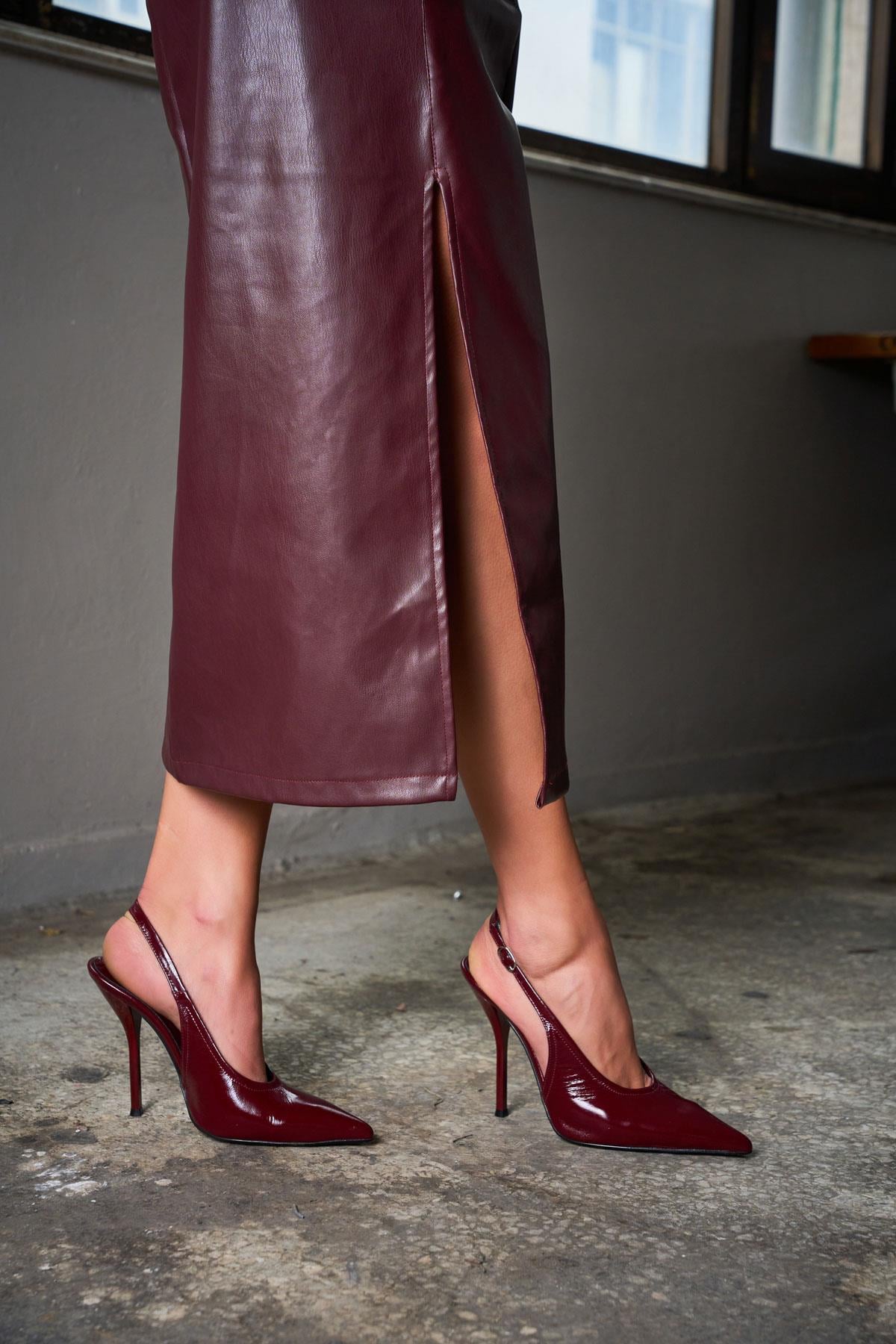 Aosta - Ženska Kožne Štikle