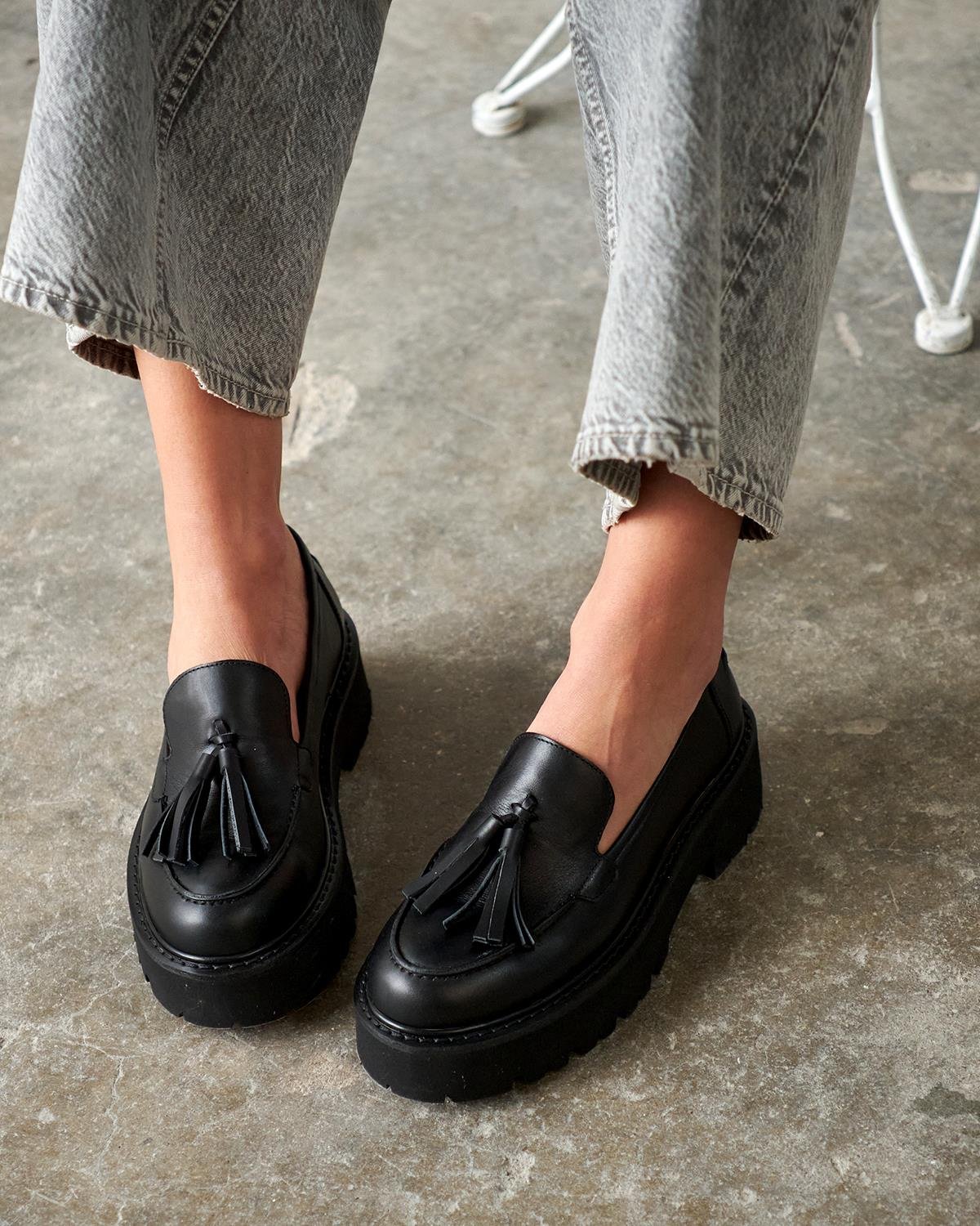 Barnes - Kožne Ženske Cipele