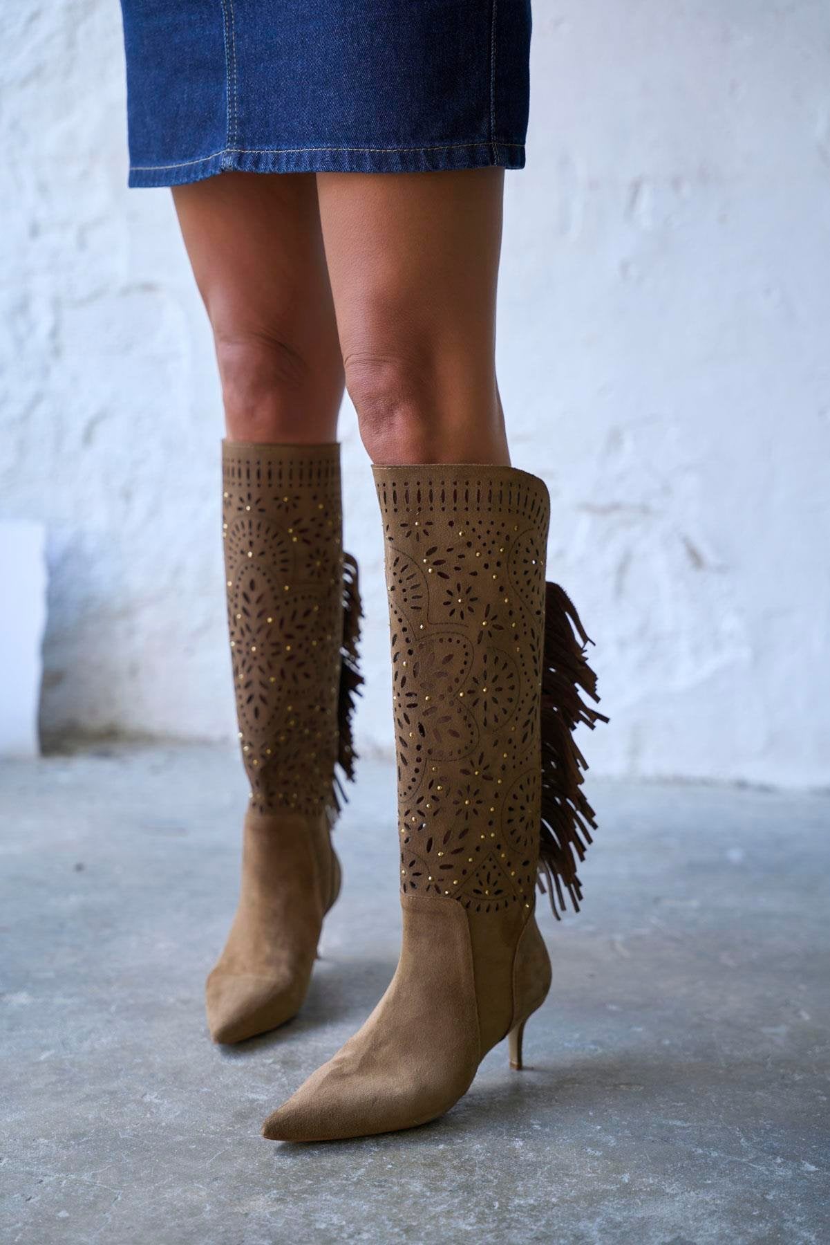 Brien - Kožne Ženske Čizme