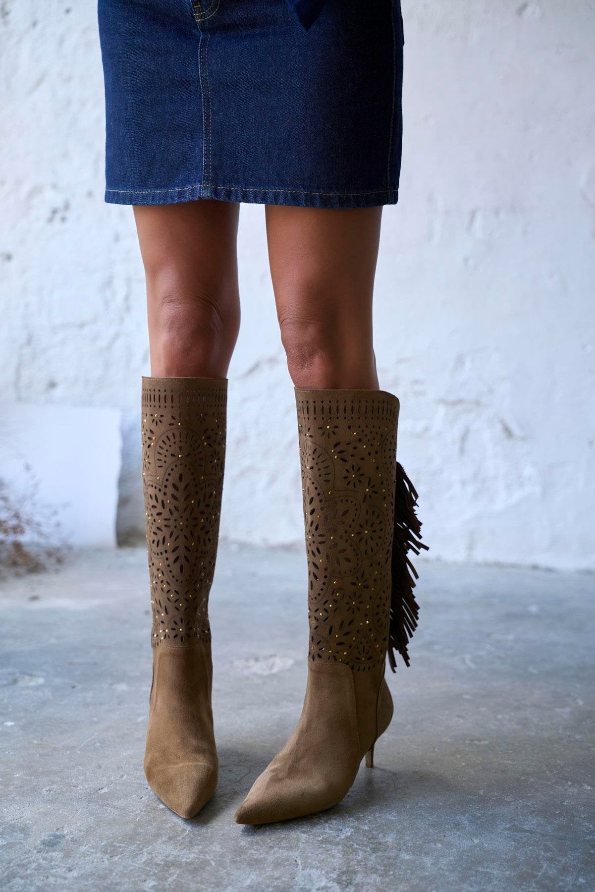 Brien - Kožne Ženske Čizme