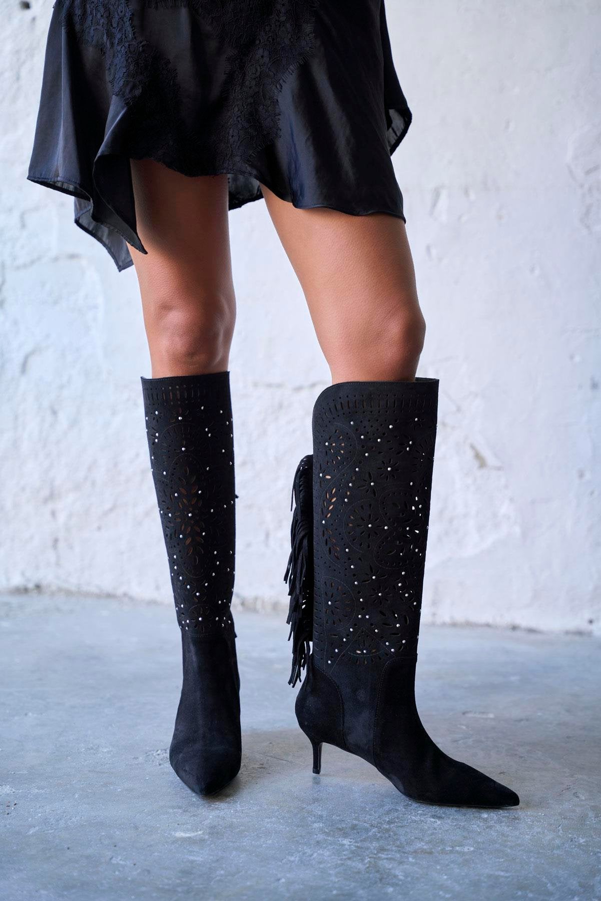 Brien - Kožne Ženske Čizme