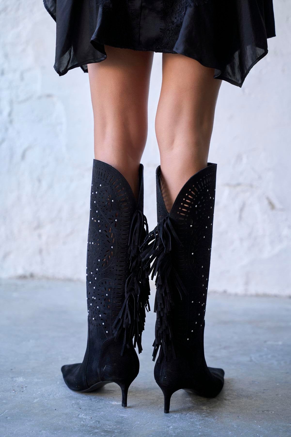 Brien - Kožne Ženske Čizme