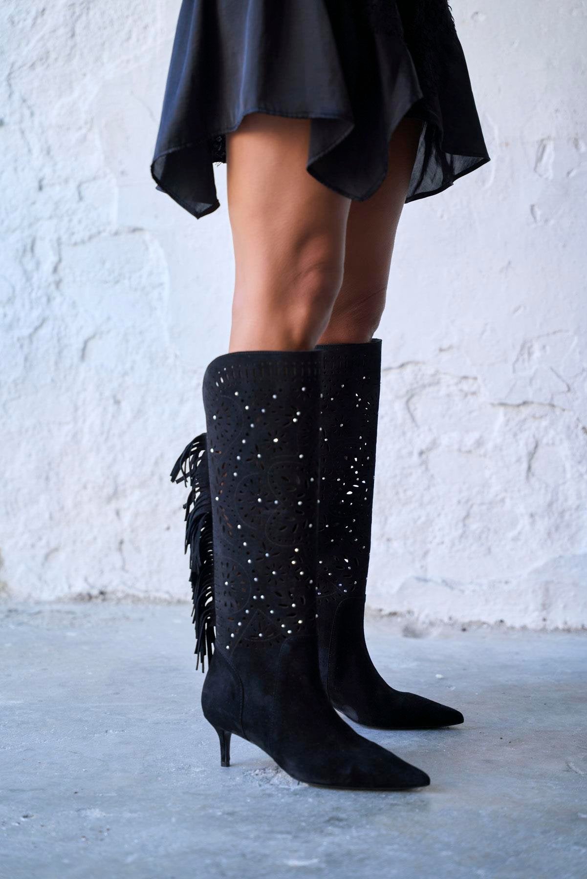 Brien - Kožne Ženske Čizme