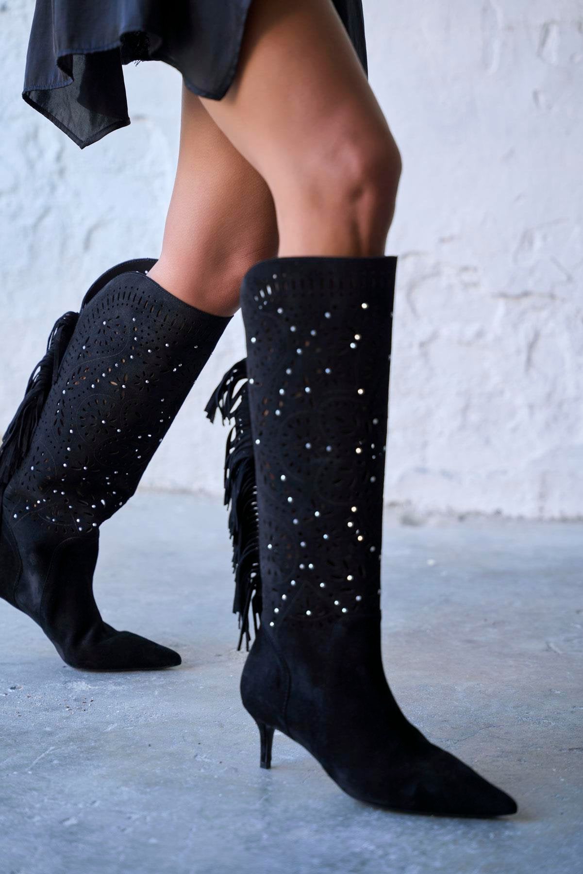 Brien - Kožne Ženske Čizme