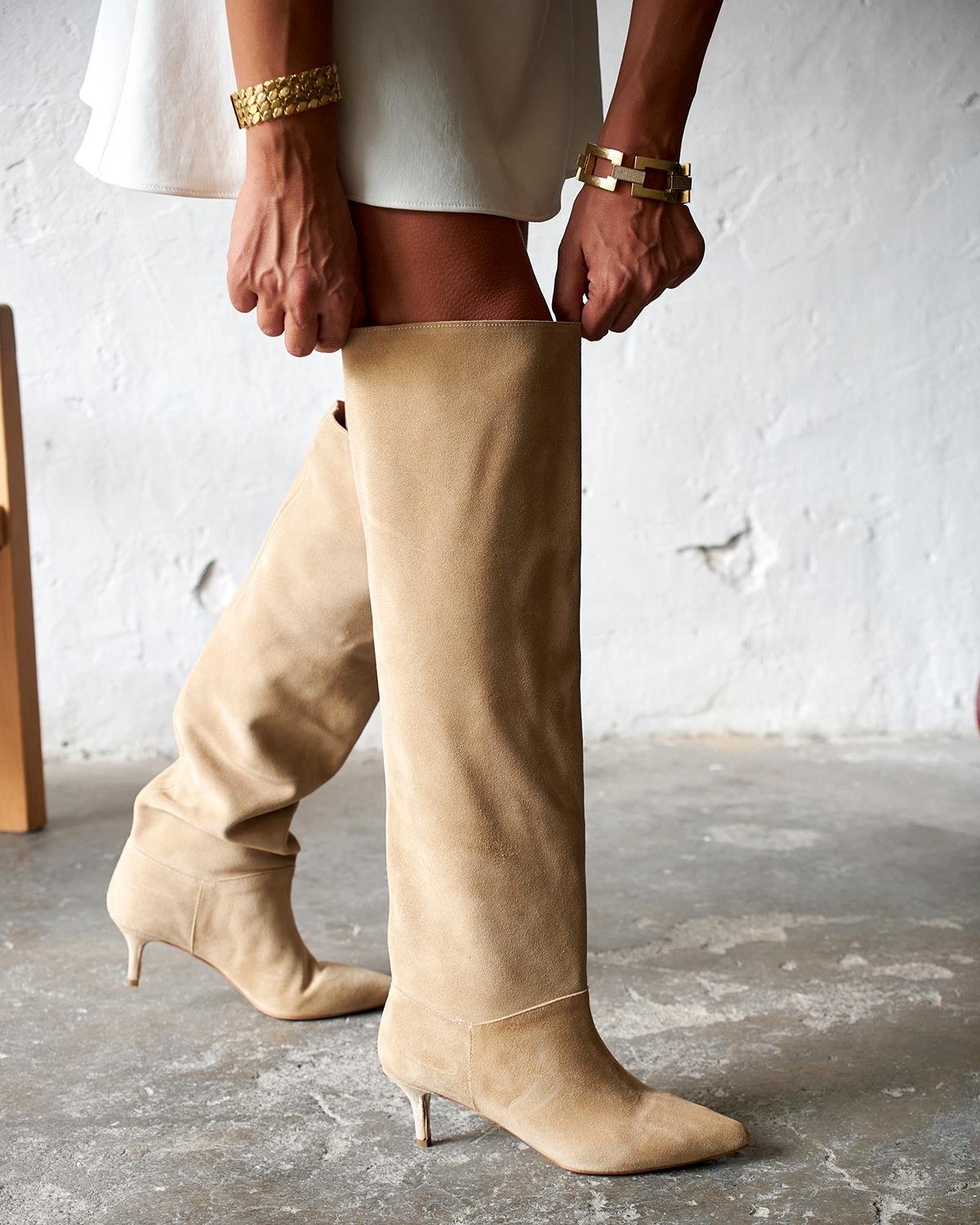 Elone - Kožne Ženske Čizme