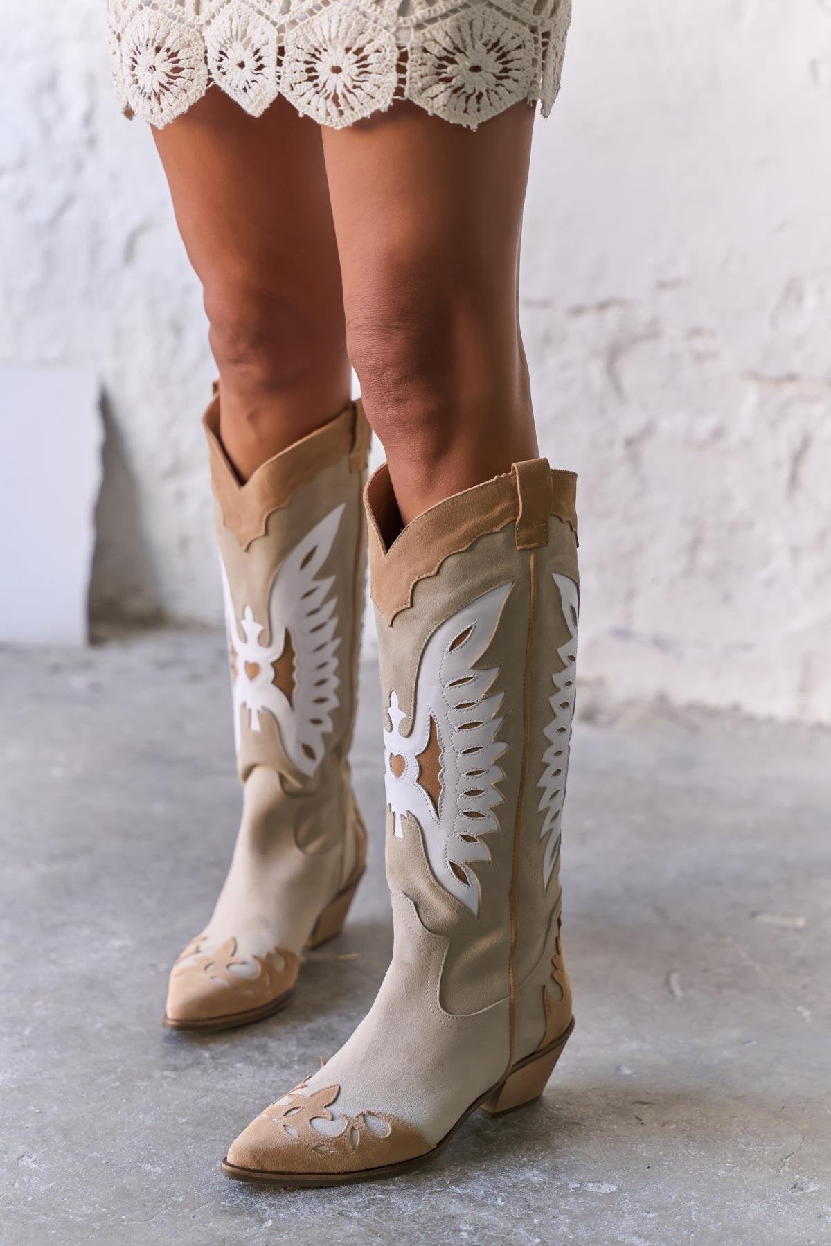 Grimes - Kožne Ženske Čizme