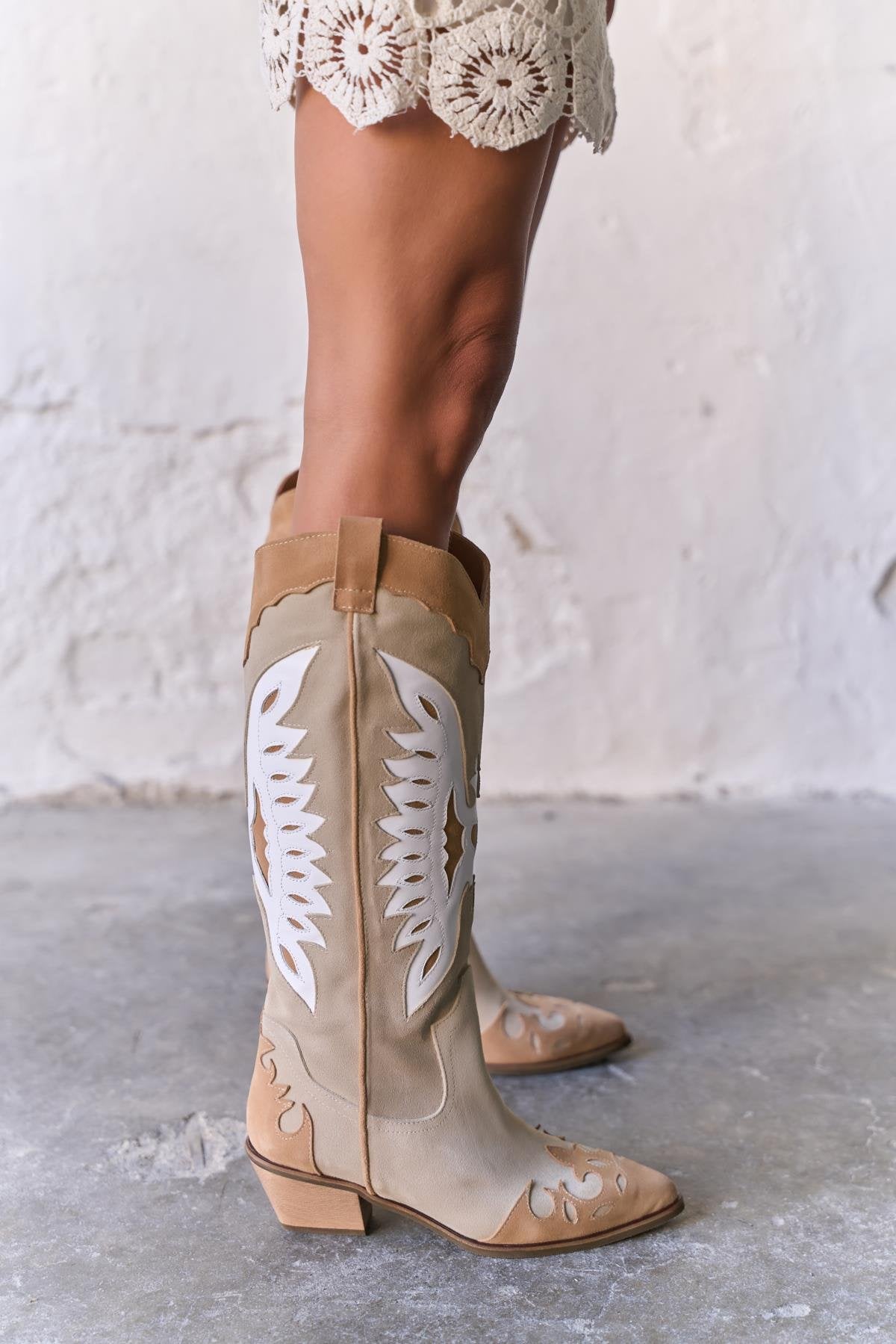 Grimes - Kožne Ženske Čizme