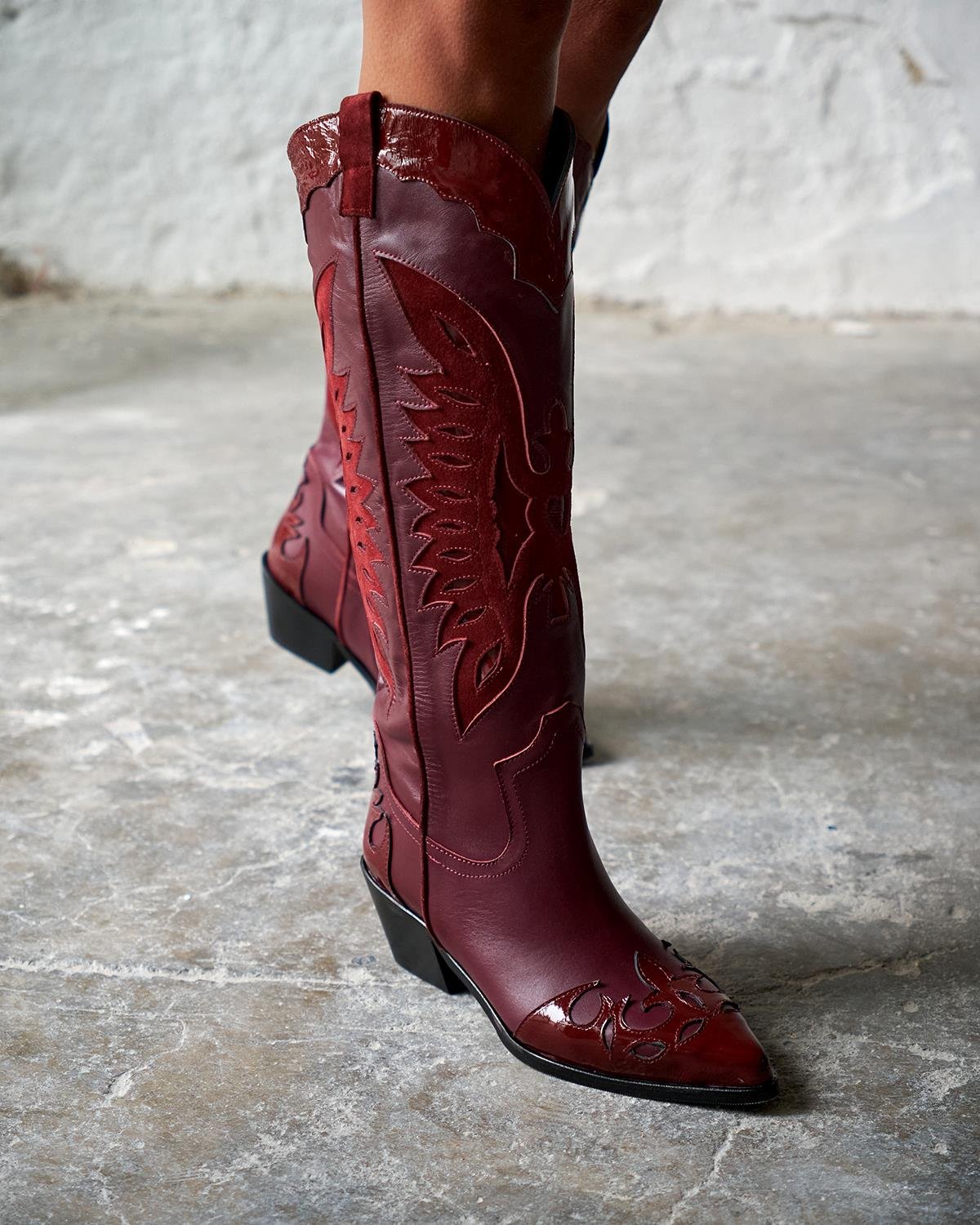 Grimes - Kožne Ženske Čizme