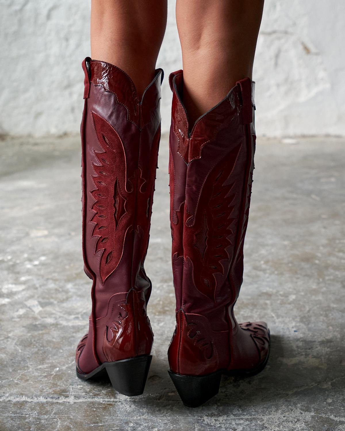 Grimes - Kožne Ženske Čizme