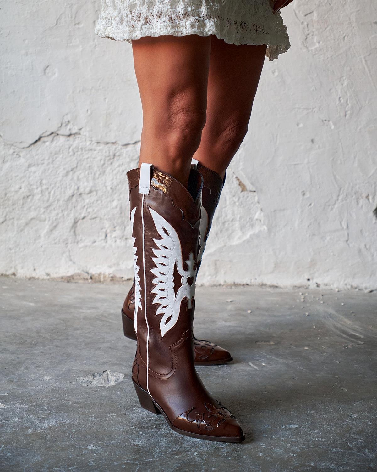 Grimes - Kožne Ženske Čizme