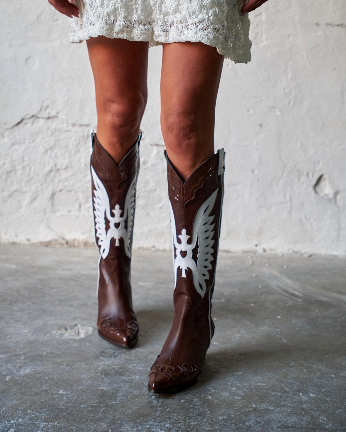 Grimes - Kožne Ženske Čizme