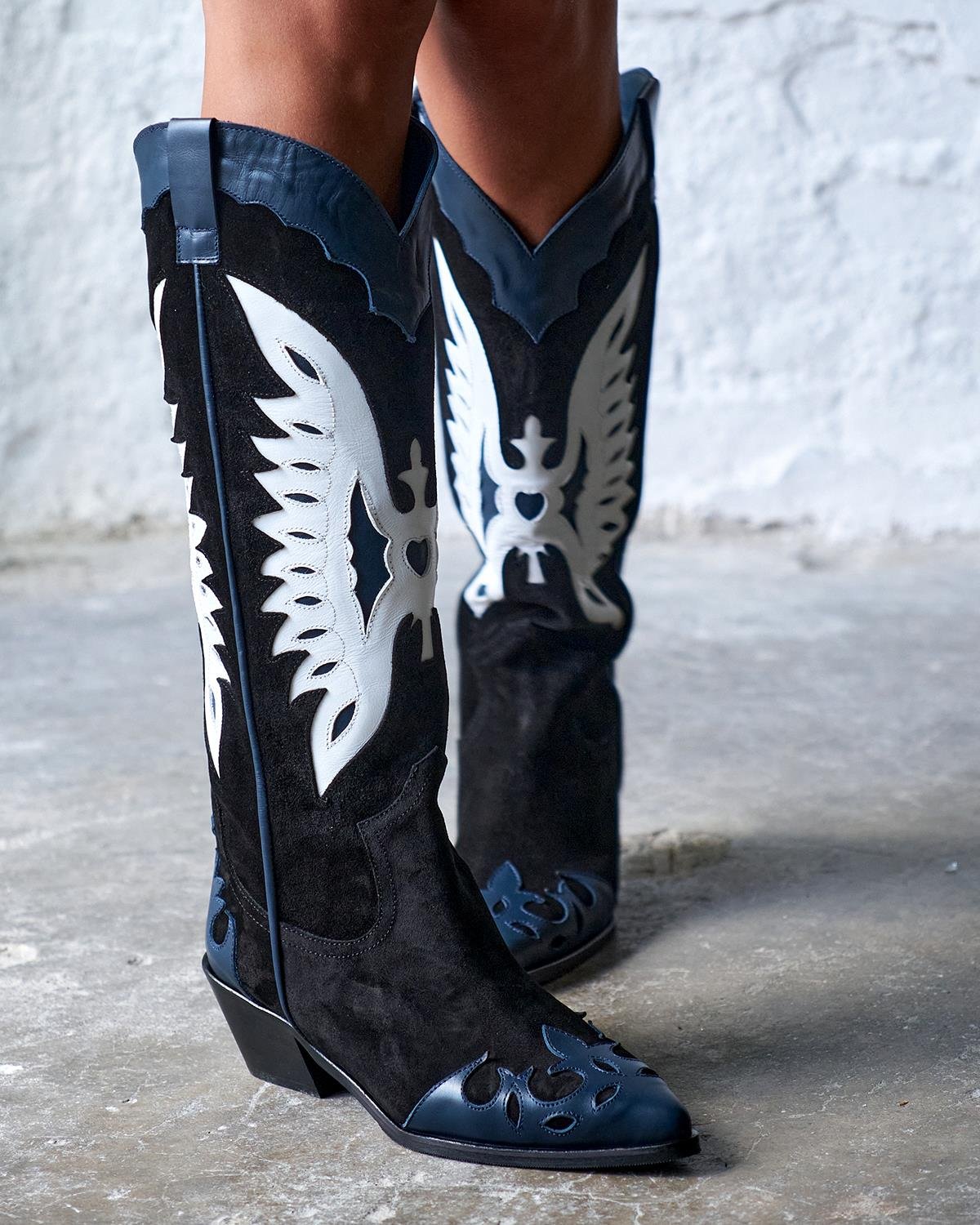 Grimes - Kožne Ženske Čizme