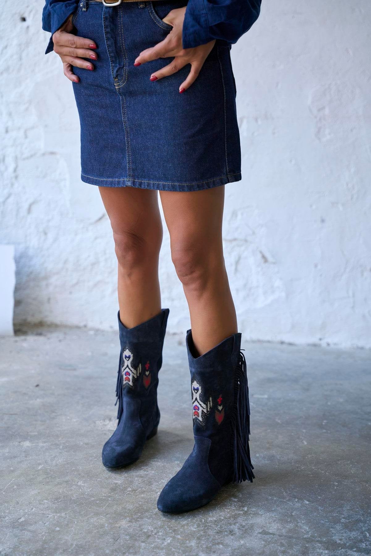 Jade - Kožne Ženske Čizme