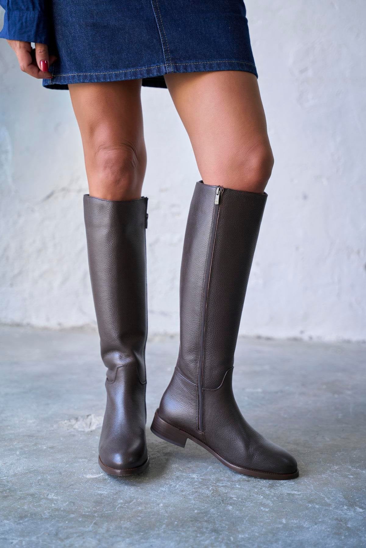 Jenga - Kožne Ženske Čizme