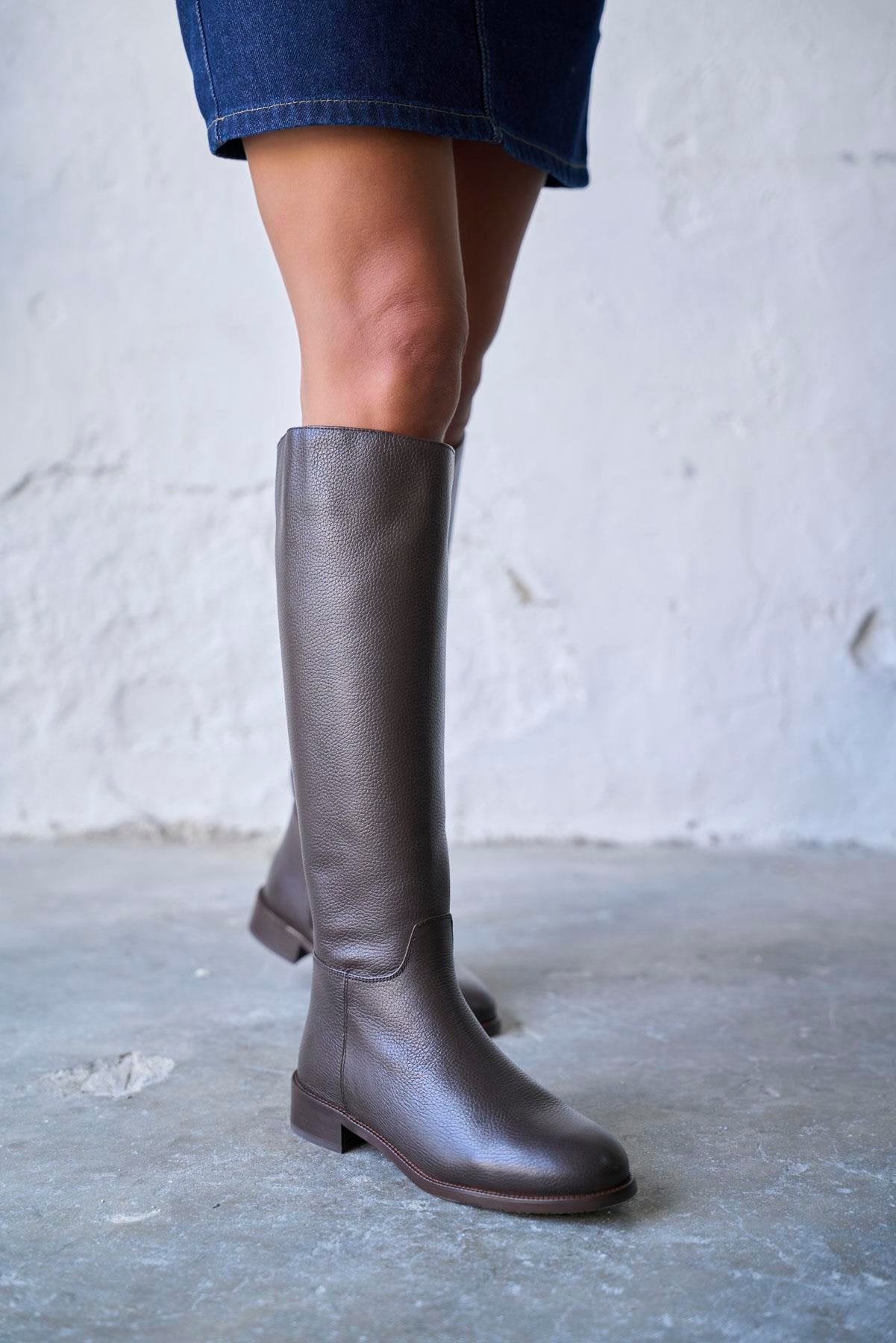 Jenga - Kožne Ženske Čizme