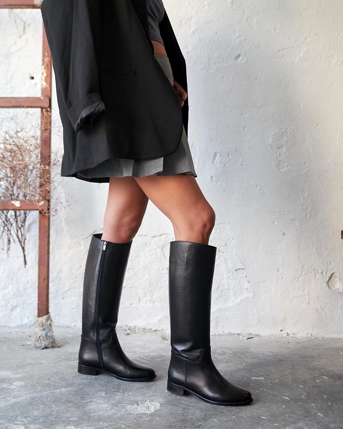 Jenga - Kožne Ženske Čizme