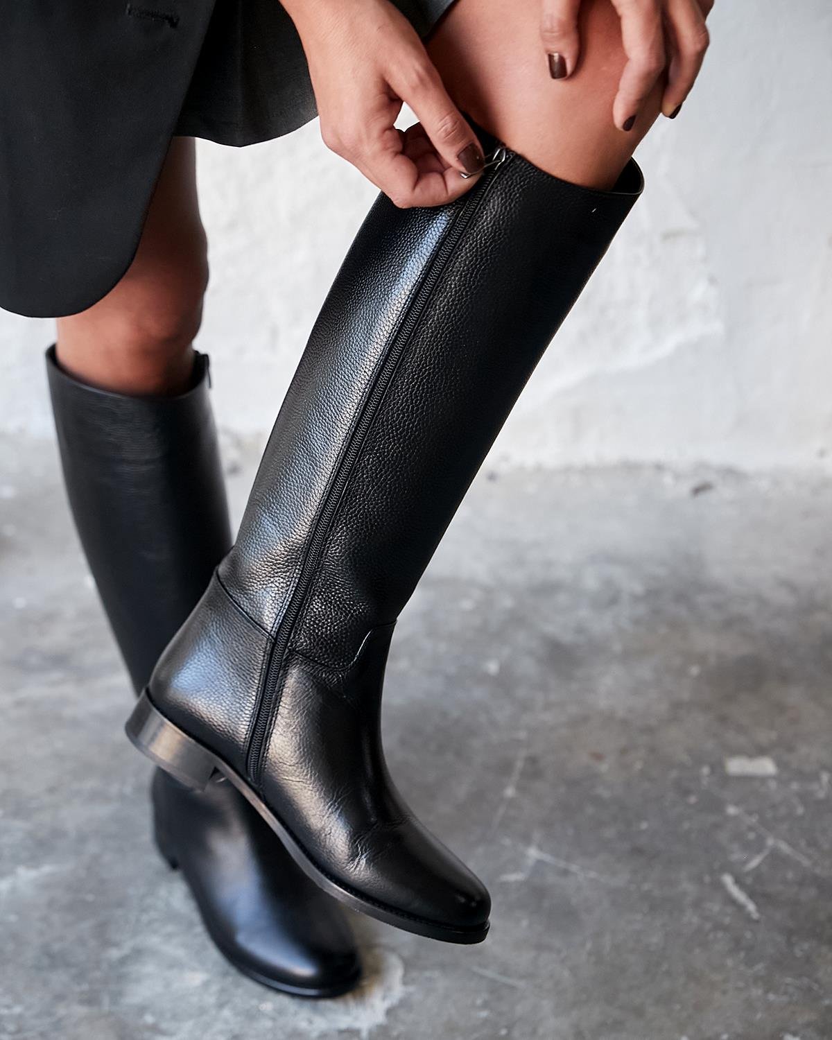 Jenga - Kožne Ženske Čizme