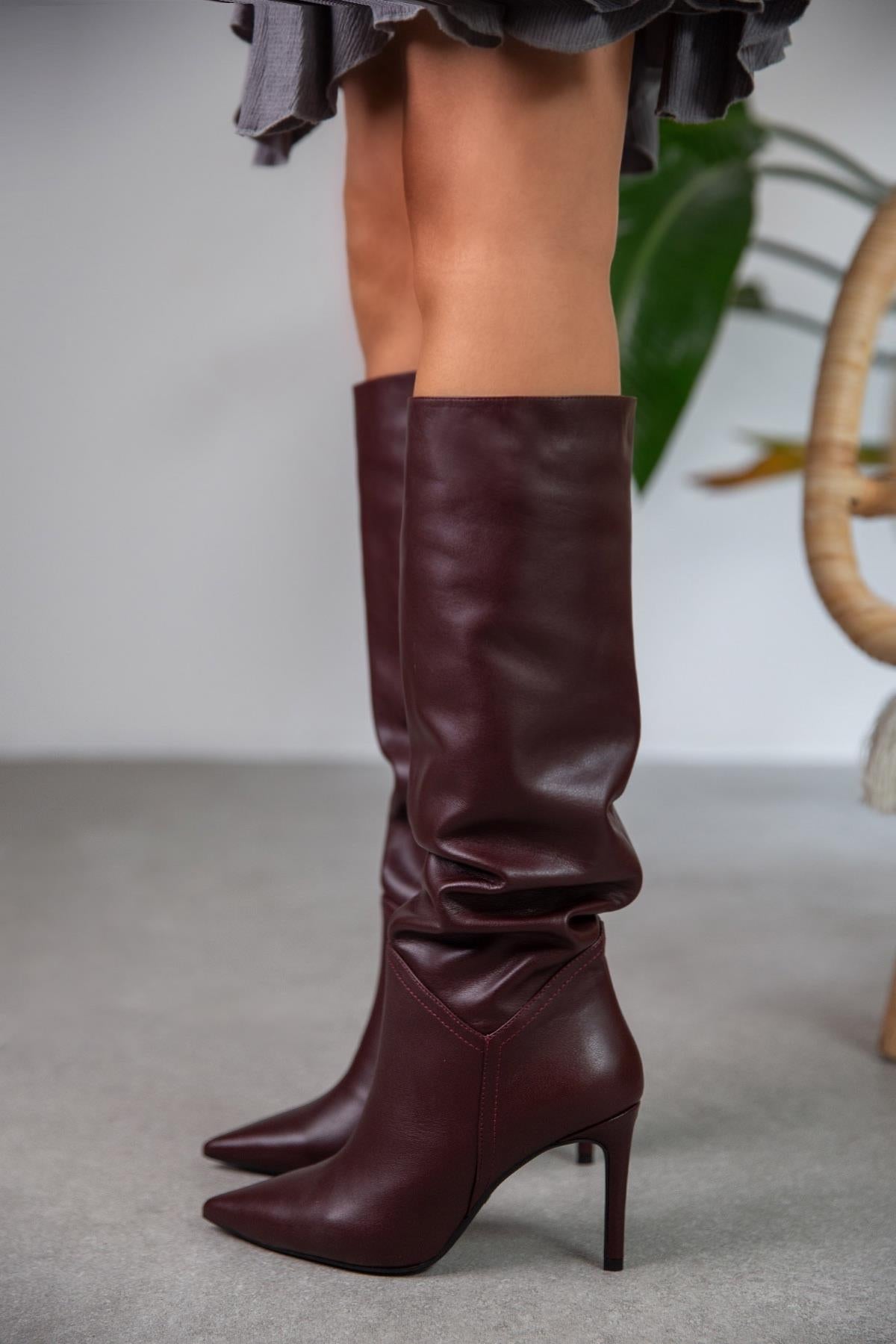 Kiss - Kožne Ženske Čizme