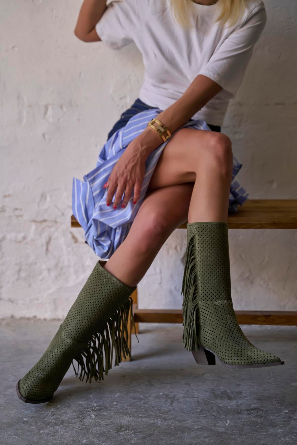 Kros - Kožne Ženske Čizme