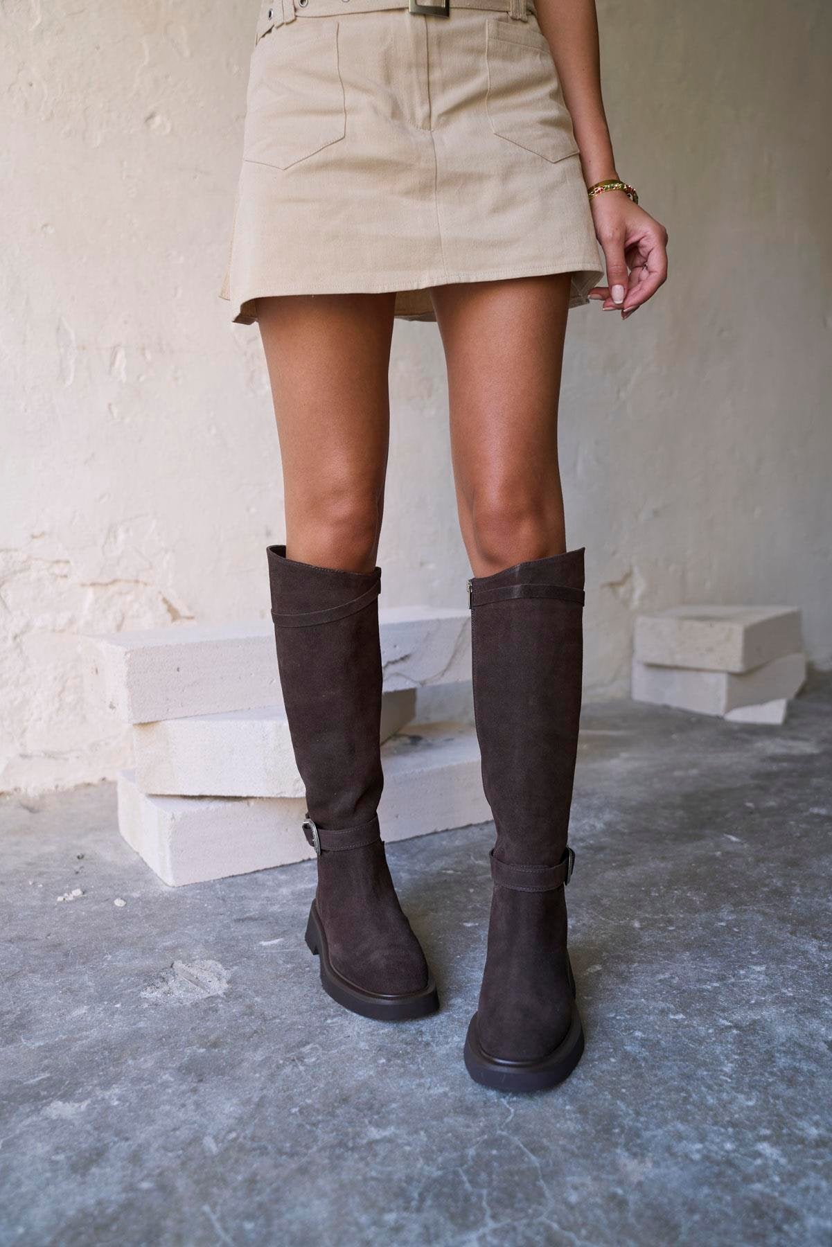 Monx - Kožne Ženske Čizme