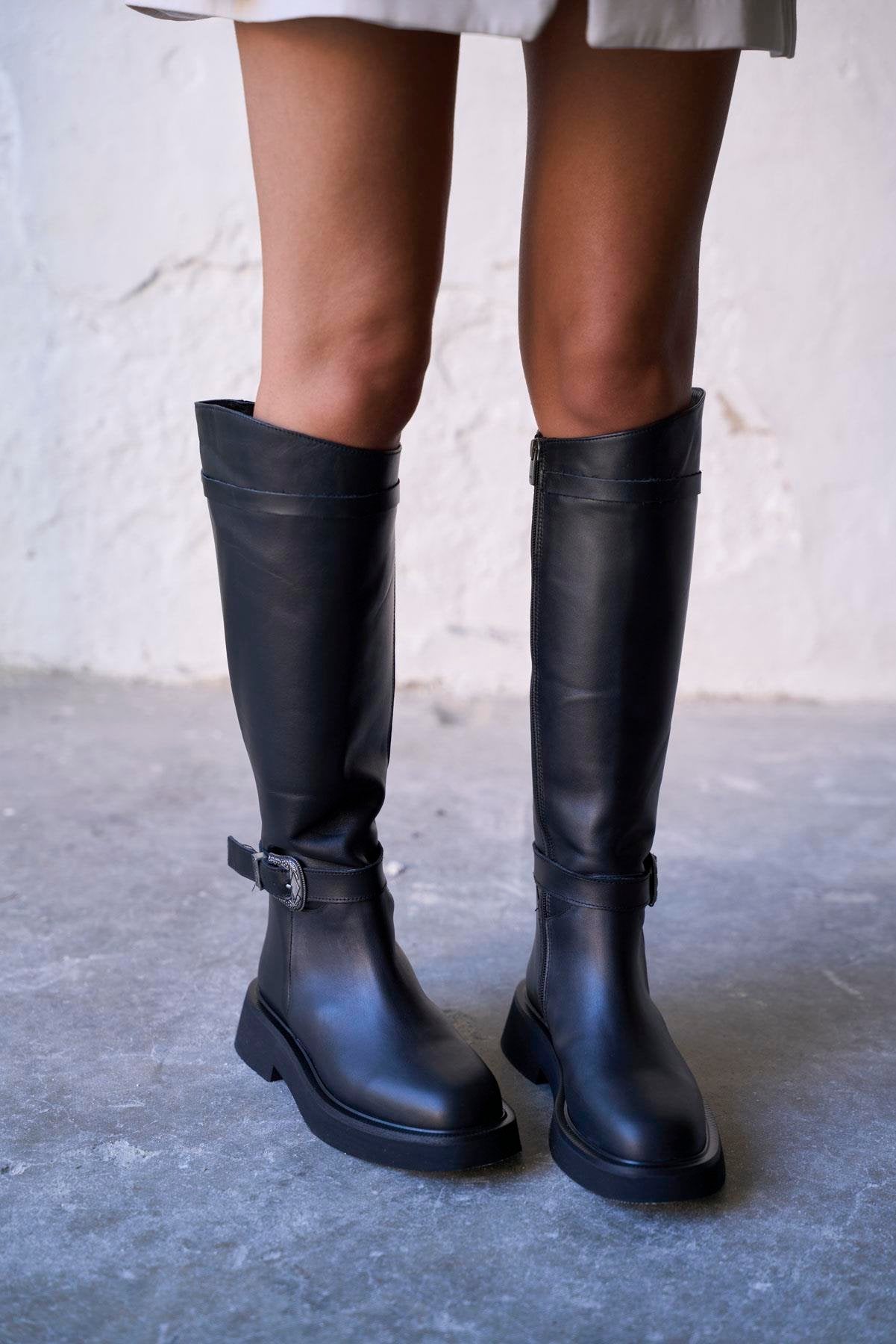 Monx - Kožne Ženske Čizme