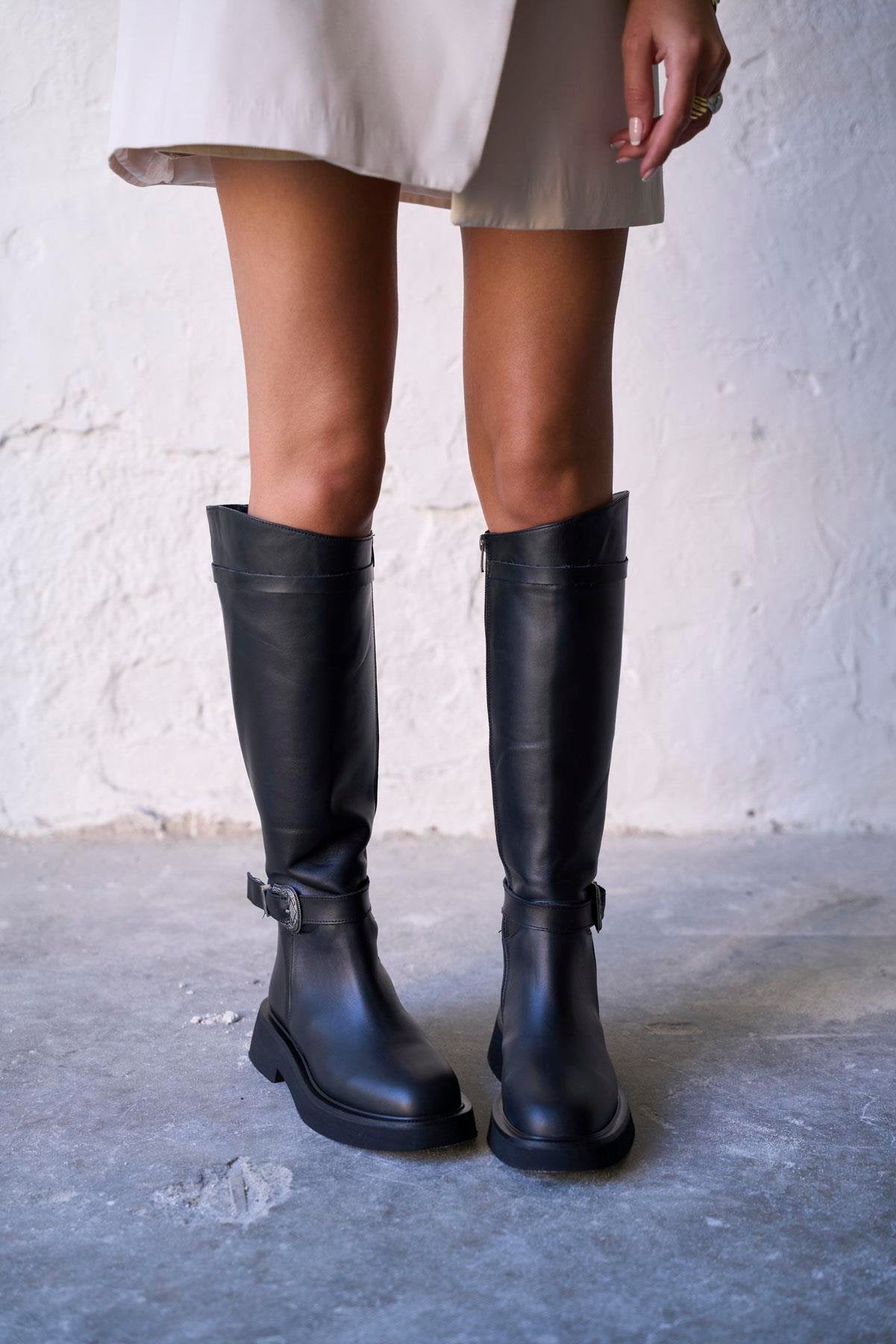 Monx - Kožne Ženske Čizme