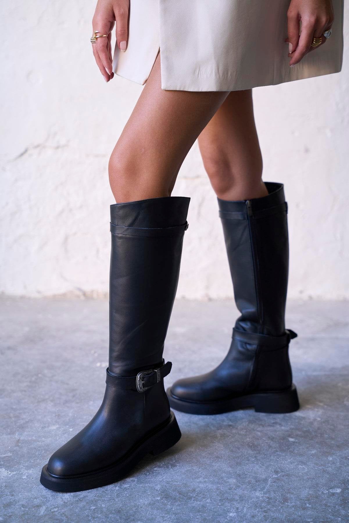 Monx - Kožne Ženske Čizme