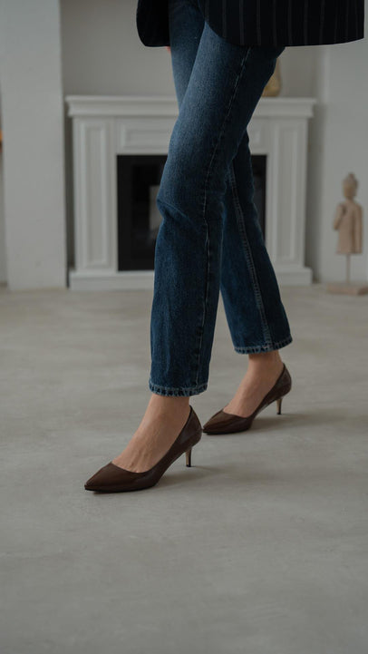 Nell - Kožne Ženske Štikle