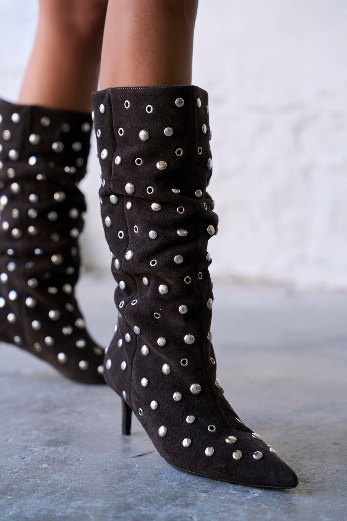 Niang  - Kožne Ženske Čizme