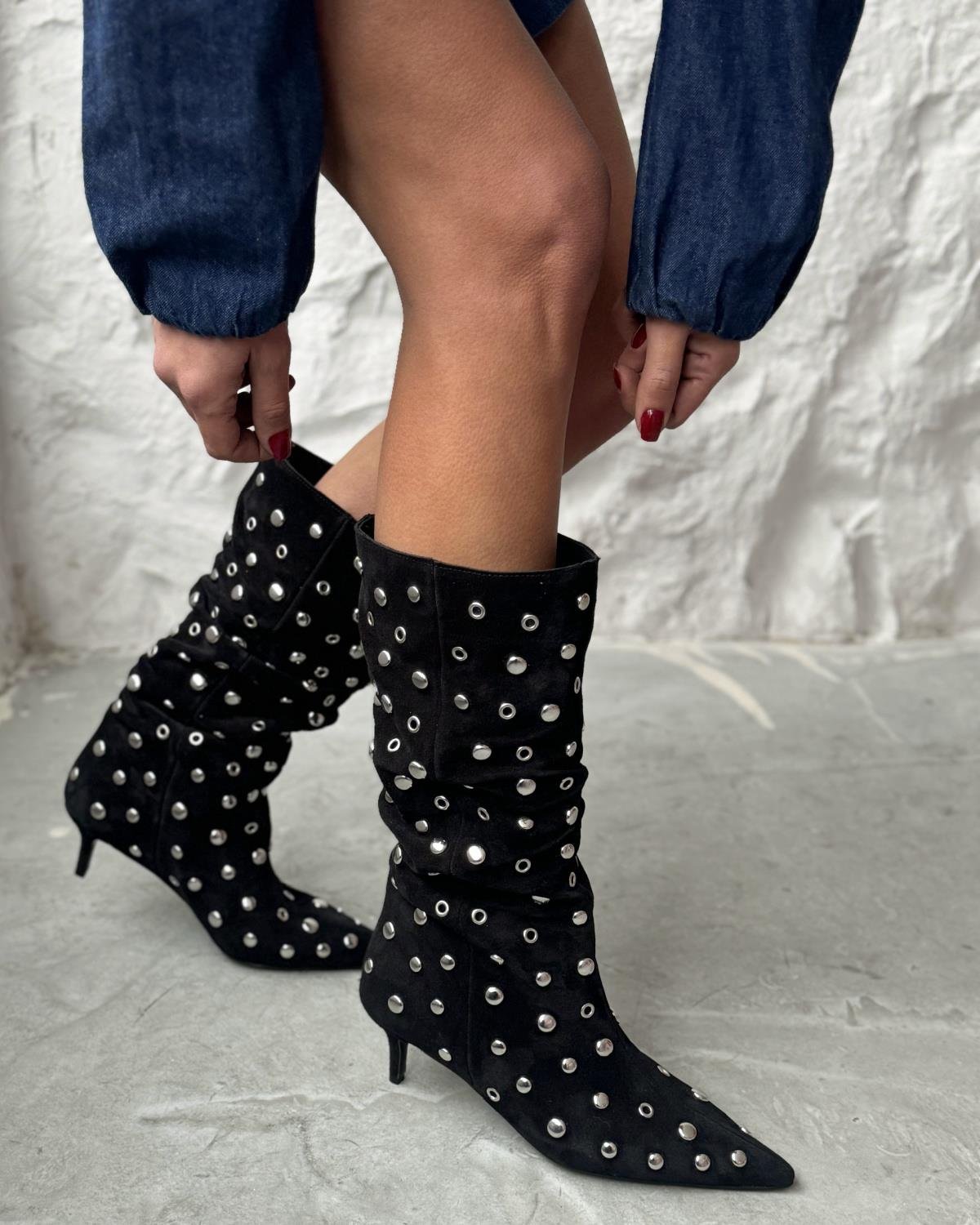 Niang  - Kožne Ženske Čizme