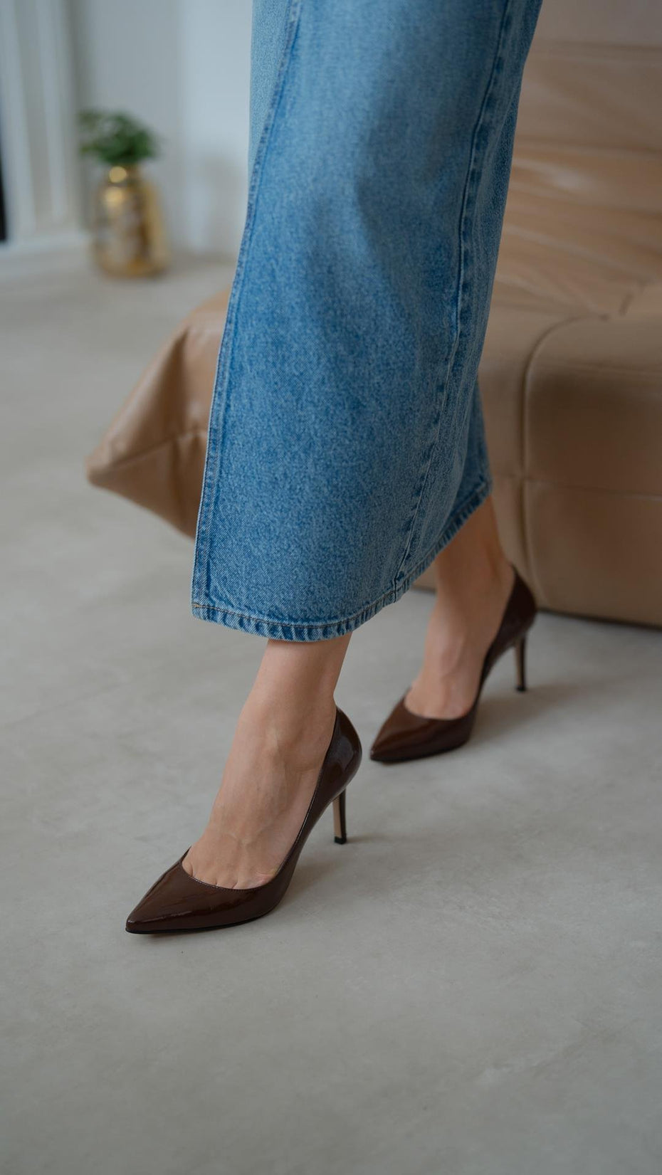 Pael - Kožne Ženske Štikle