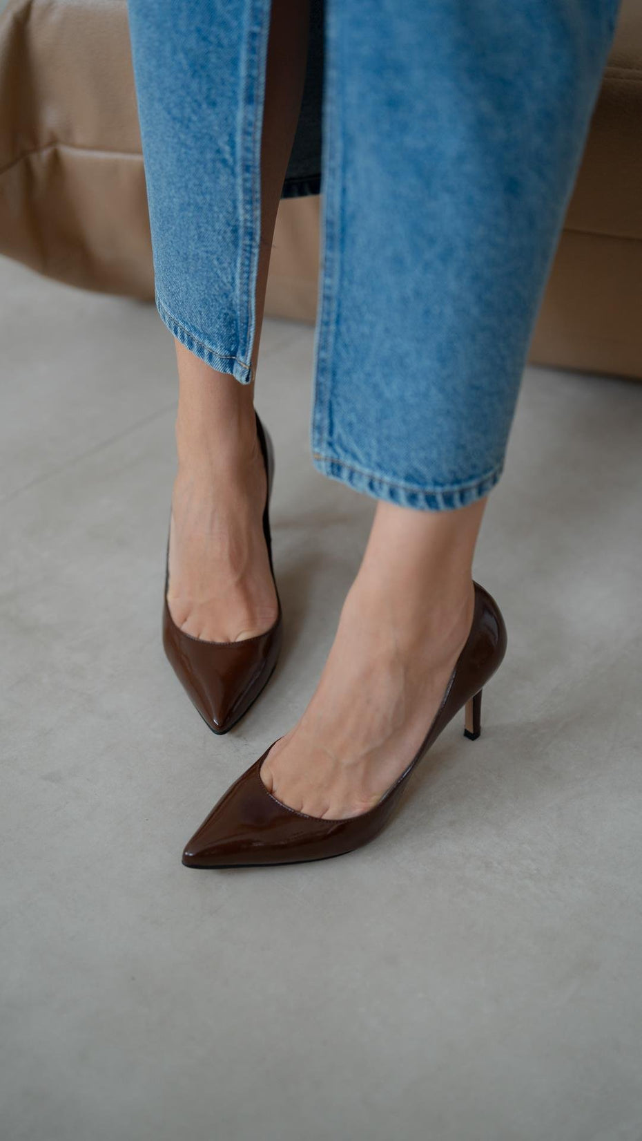 Pael - Kožne Ženske Štikle