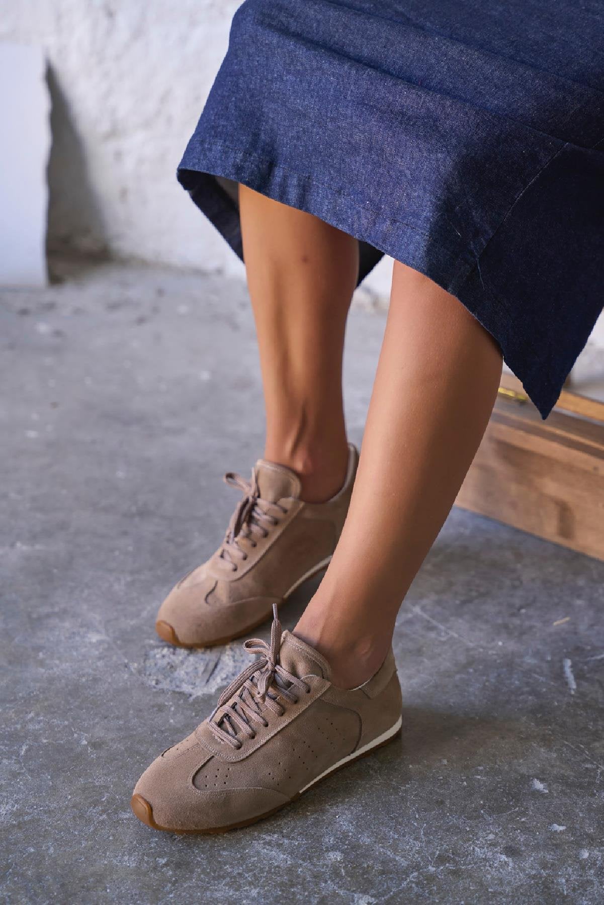 Poe - Kožne Ženske Patike