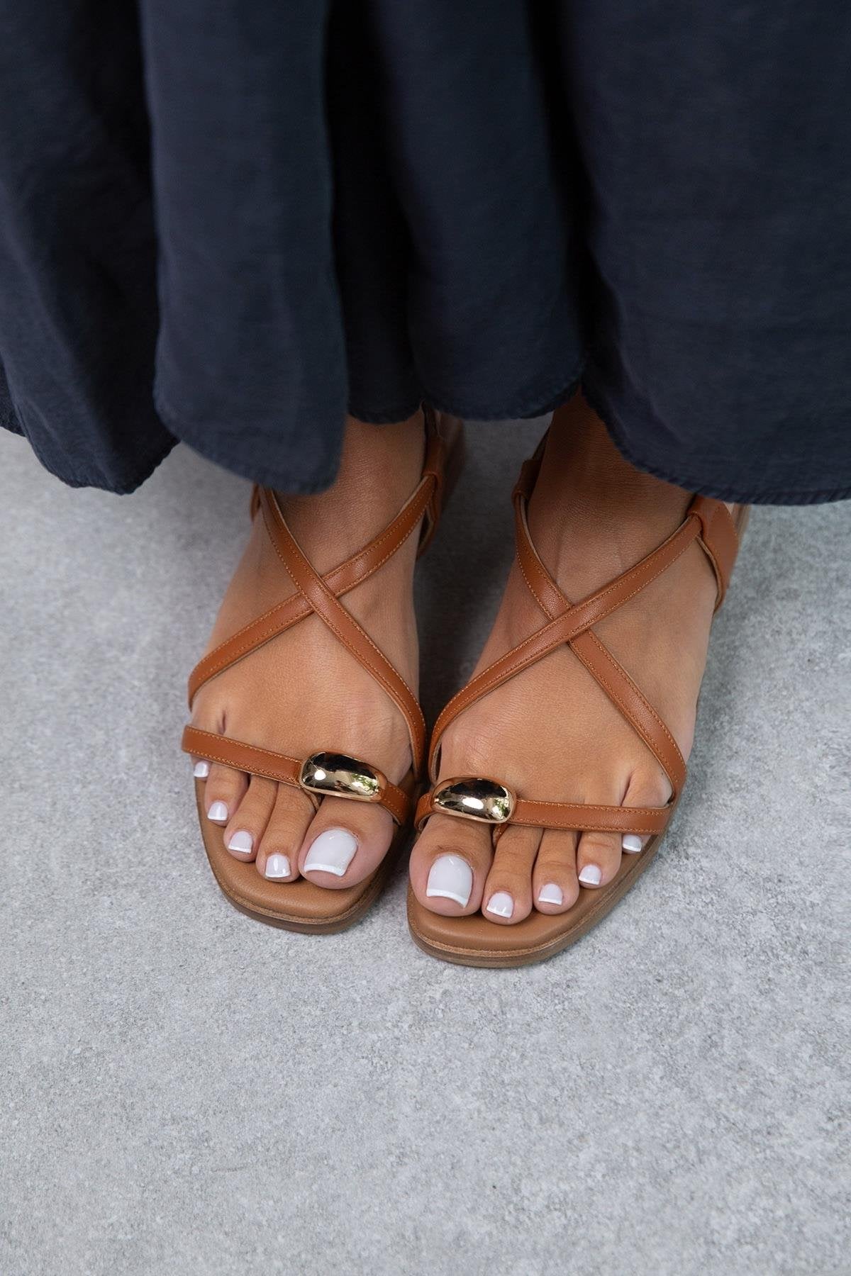 River - Ženska Kožne Sandala