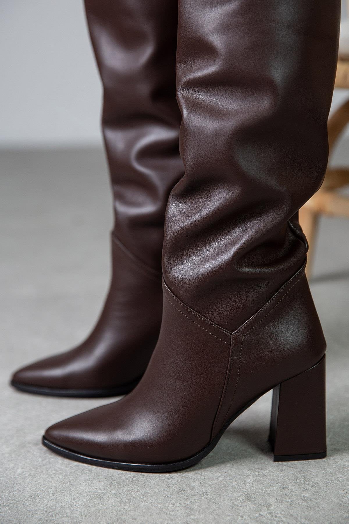 Rush - Kožne Ženske Čizme