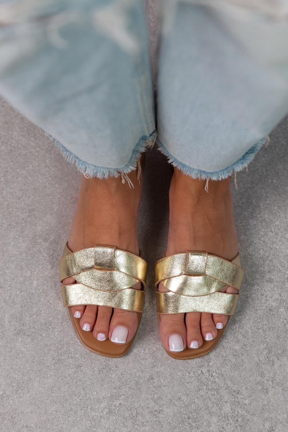 Stella - Ženska Kožne Papuce