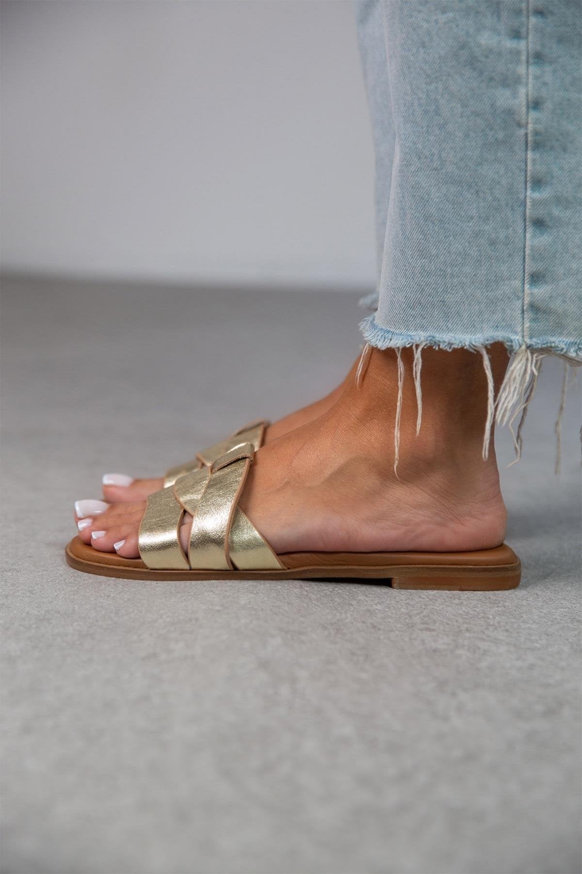 Stella - Ženska Kožne Papuce