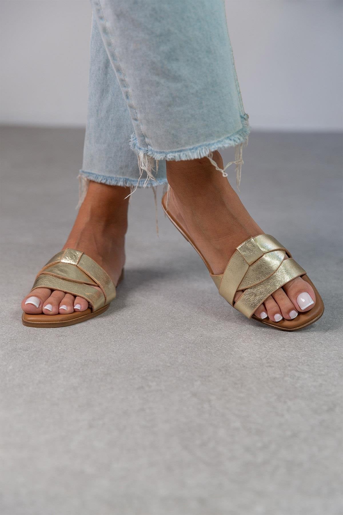 Stella - Ženska Kožne Papuce