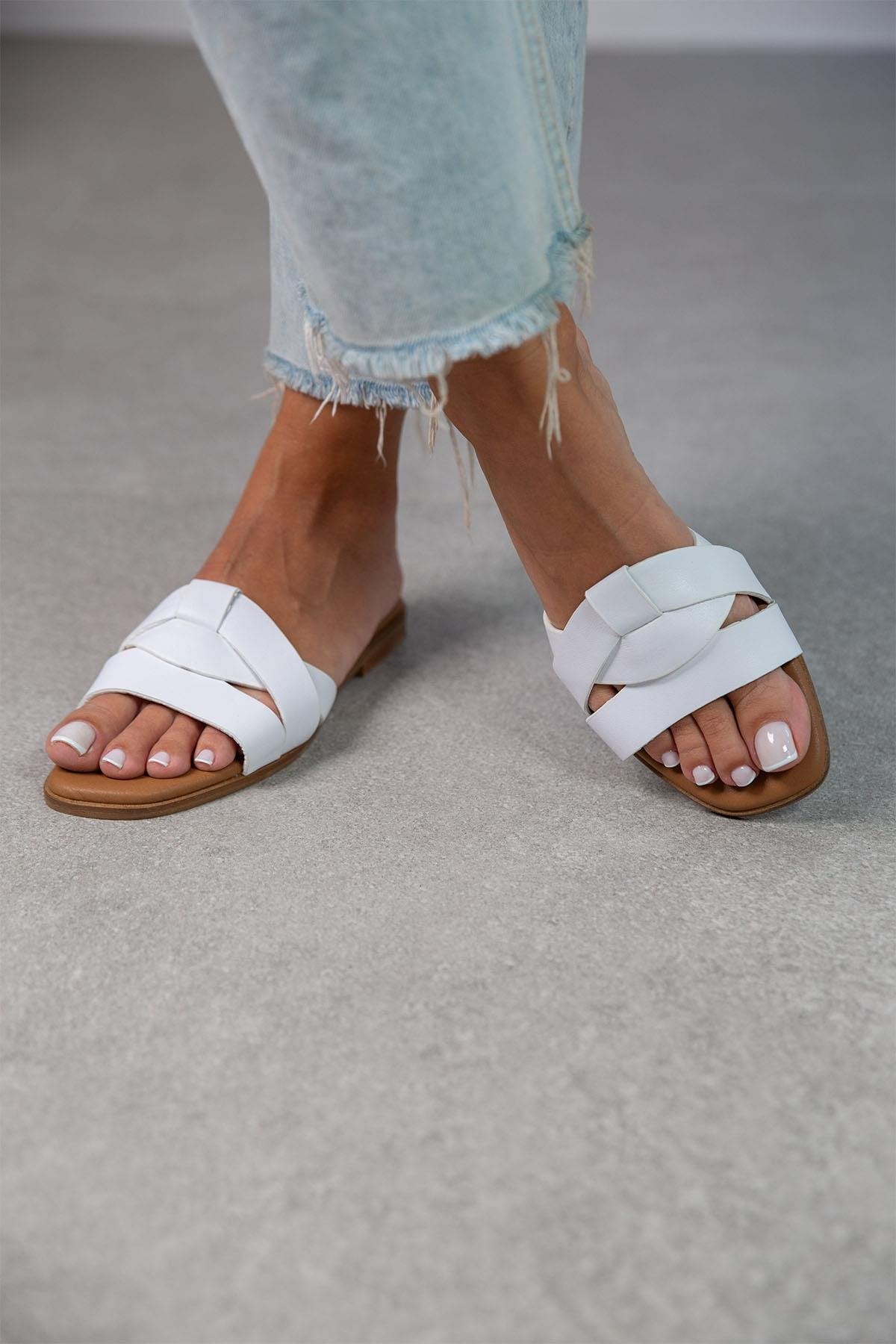 Stella - Ženska Kožne Papuce