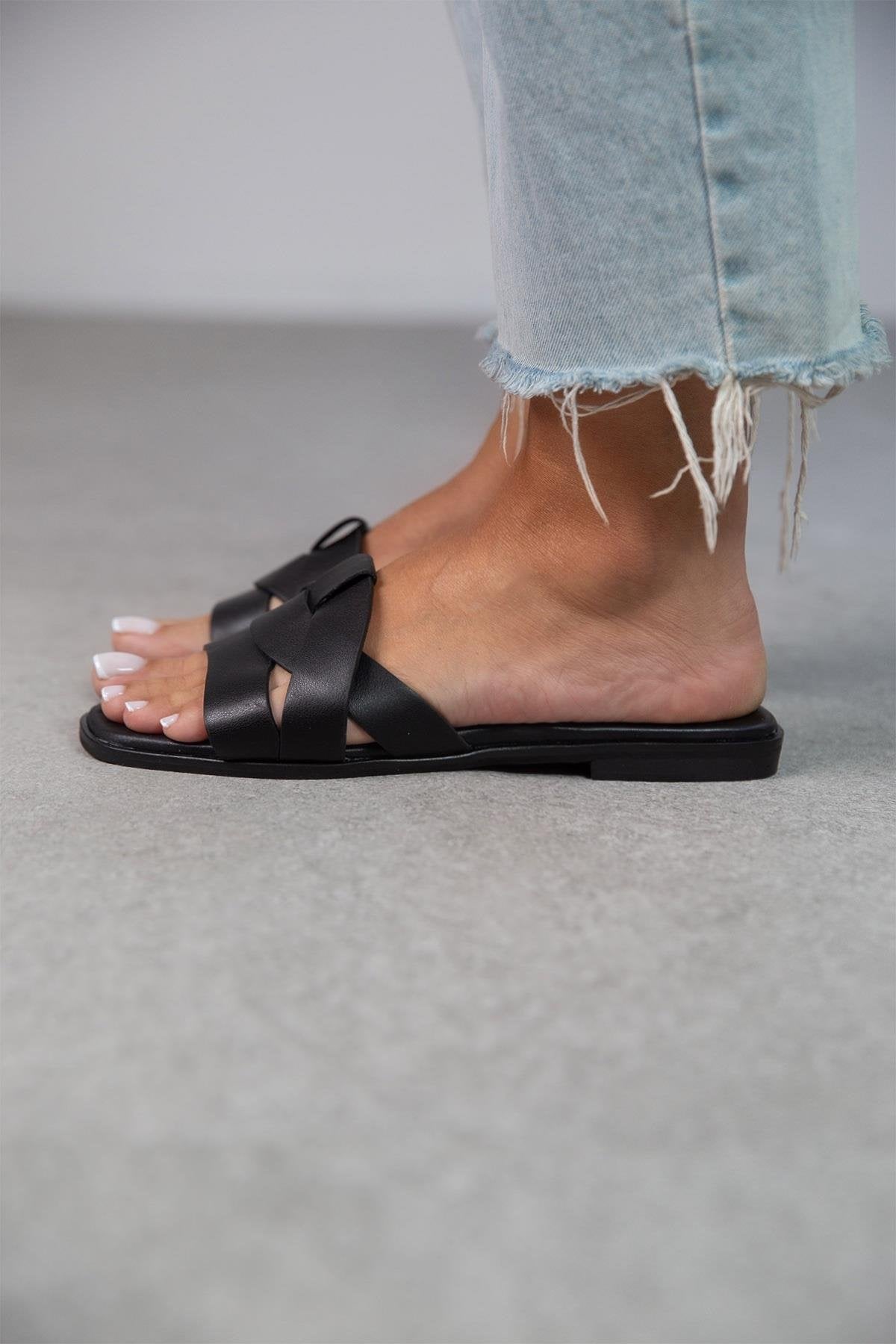 Stella - Ženska Kožne Papuce