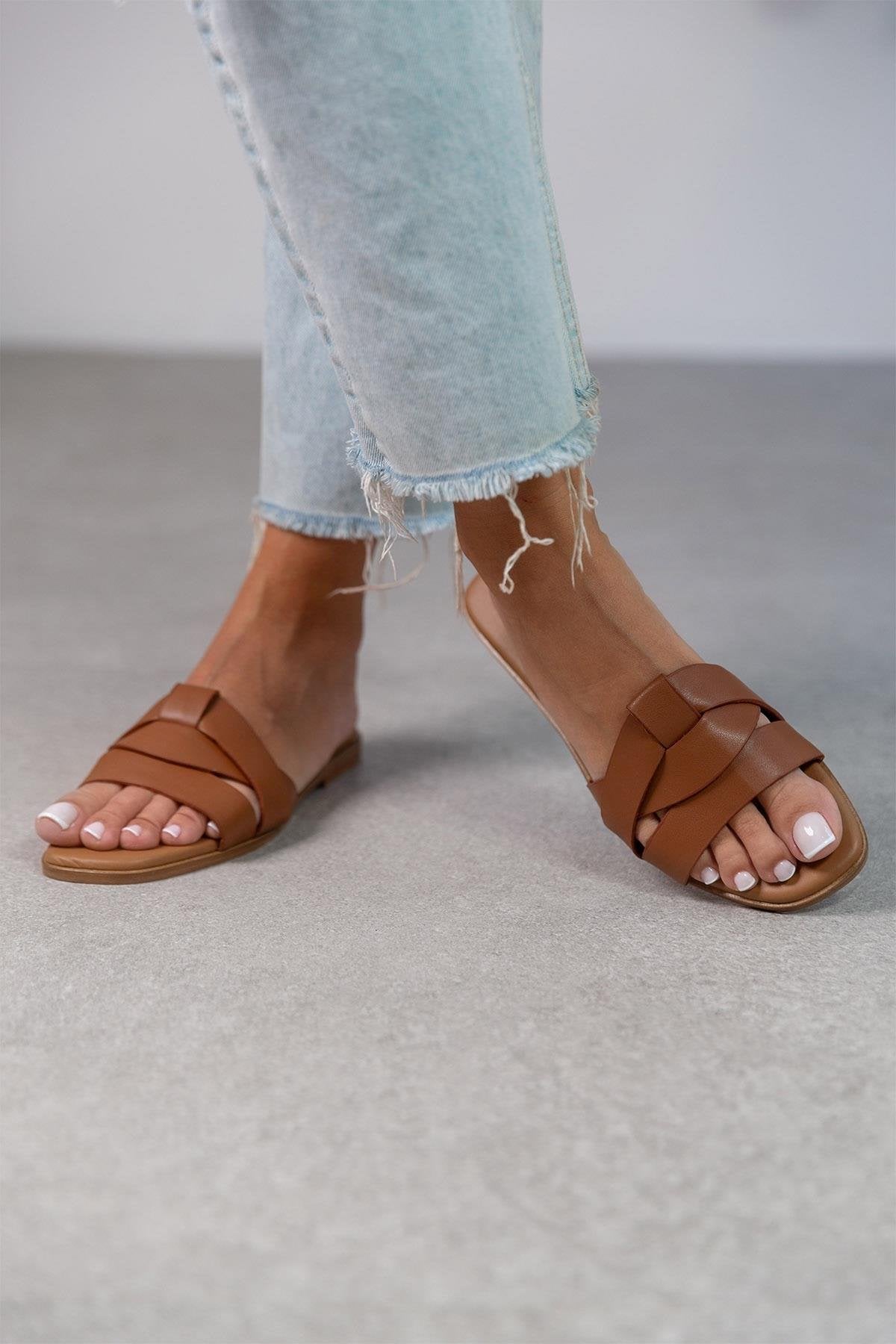 Stella - Ženska Kožne Papuce