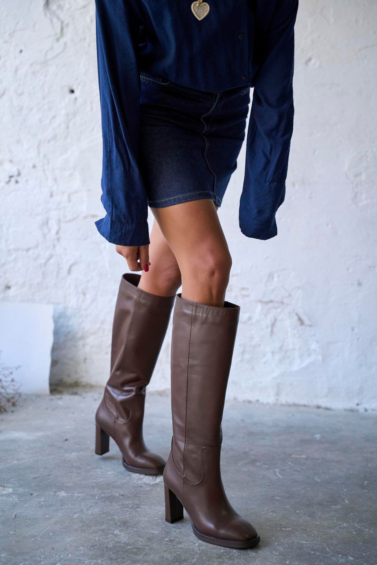 Wanna - Kožne Ženske Čizme