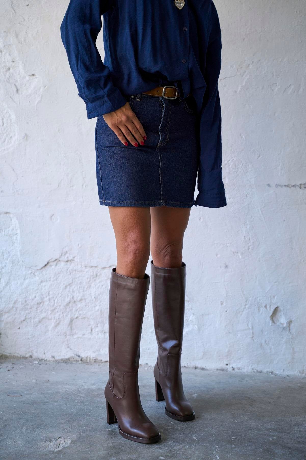 Wanna - Kožne Ženske Čizme