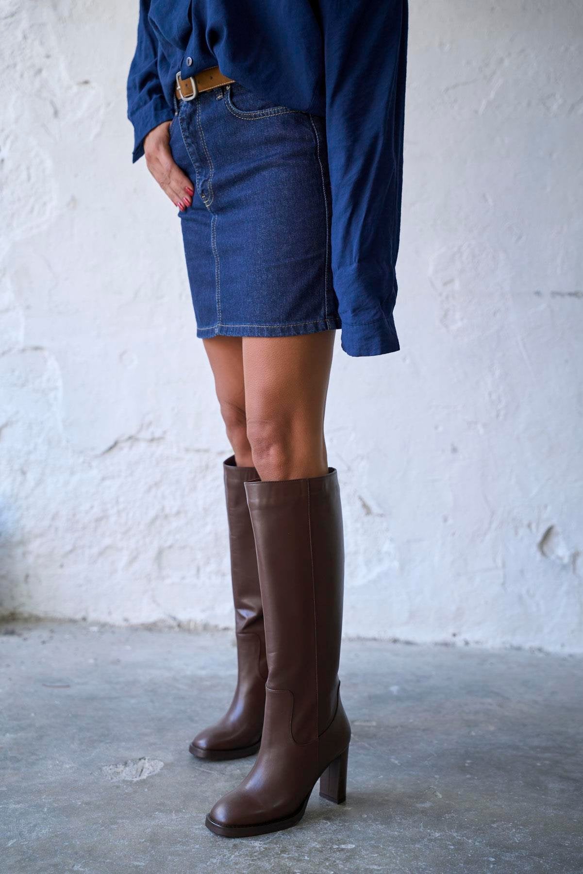 Wanna - Kožne Ženske Čizme