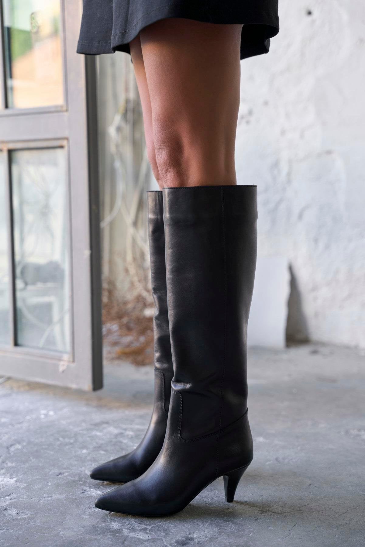 Yonne - Kožne Ženske Čizme